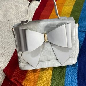 Grey handbag